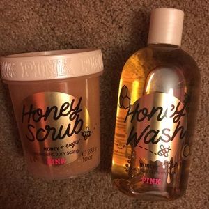 Honey wash and honey scrub from PINK